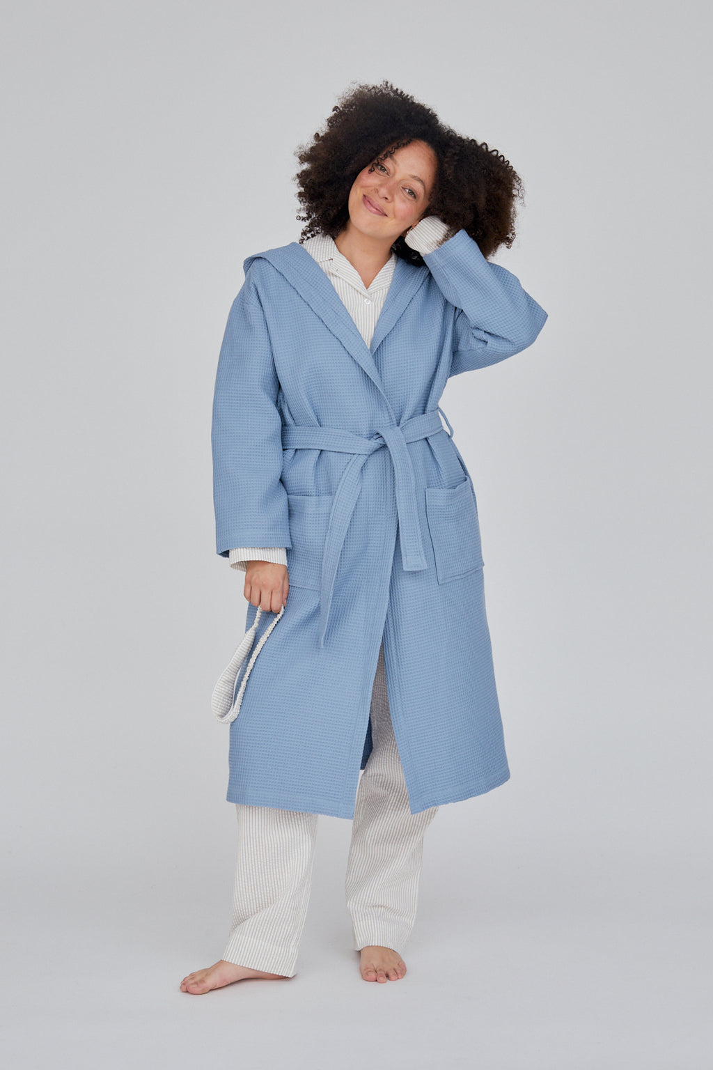 Ashley Blue Women's Bath Robe