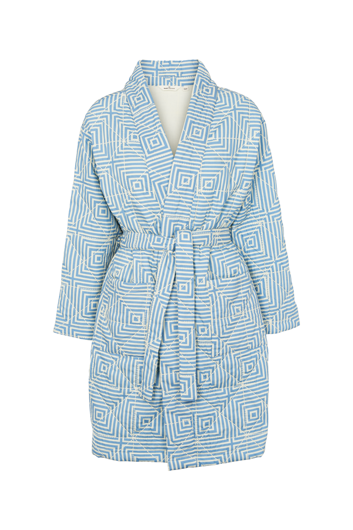Nora Short Robe All aboard / birch Basic Apparel International