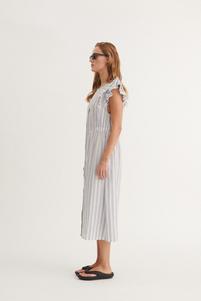 Basic Apparel Ada Dress Dresses 781 True navy / whisper white