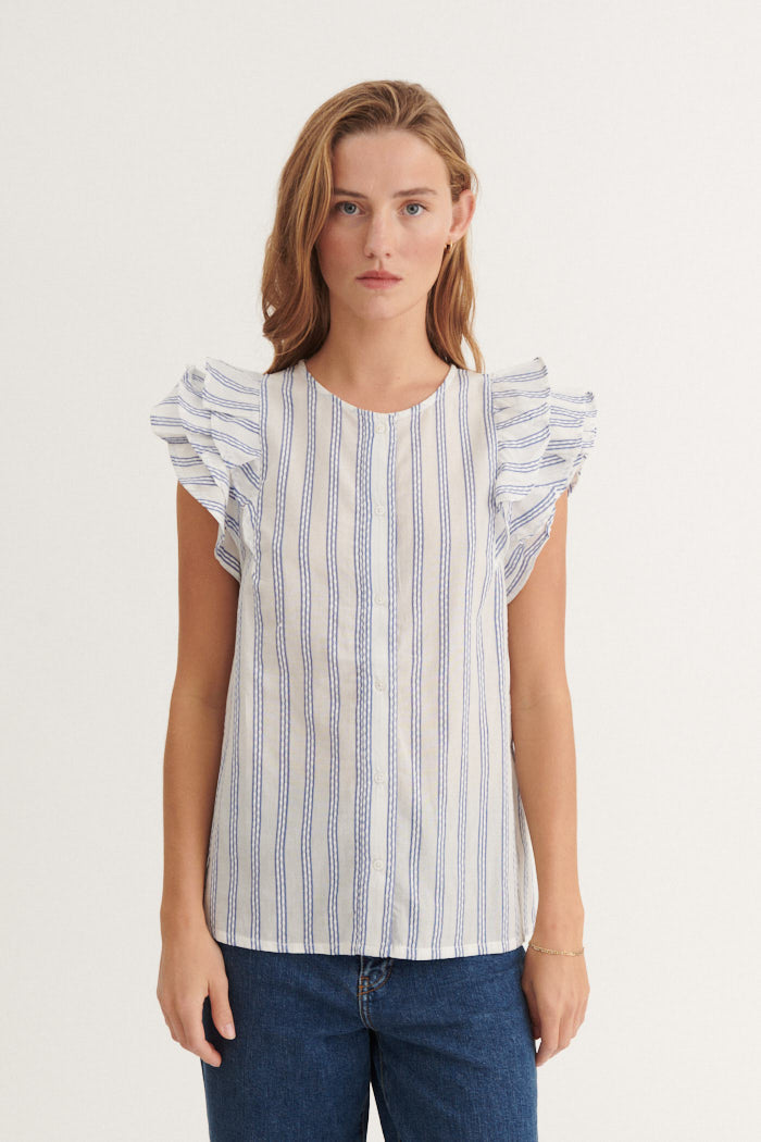 Basic Apparel Ada Shirt Shirts 781 True navy / whisper white