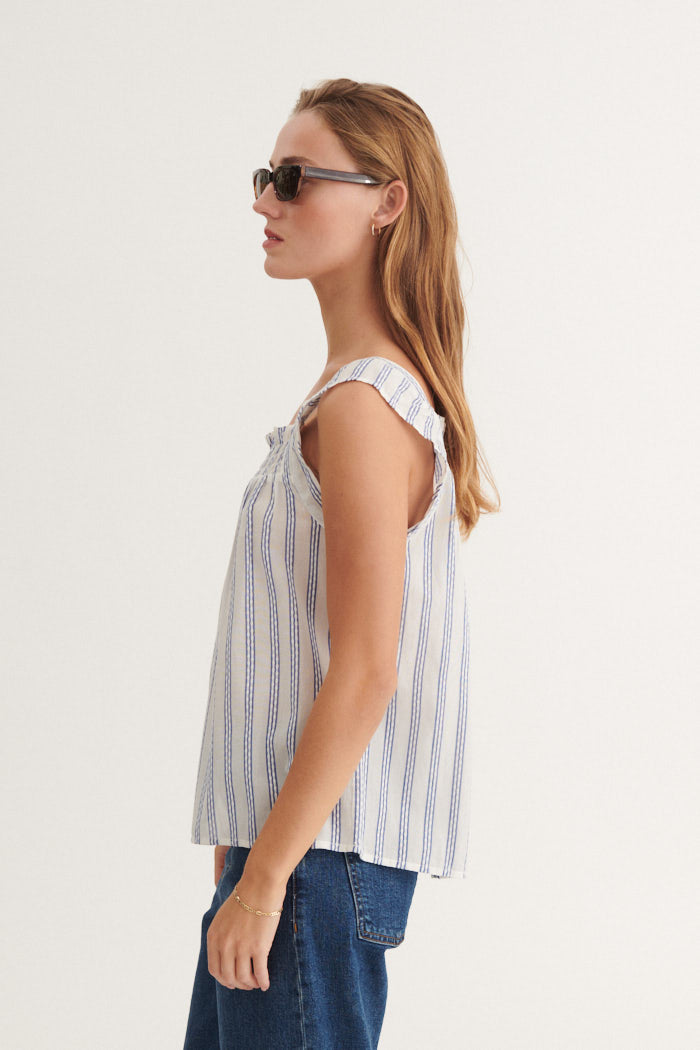 Basic Apparel Ada Top Tops & tank-tops 781 True navy / whisper white