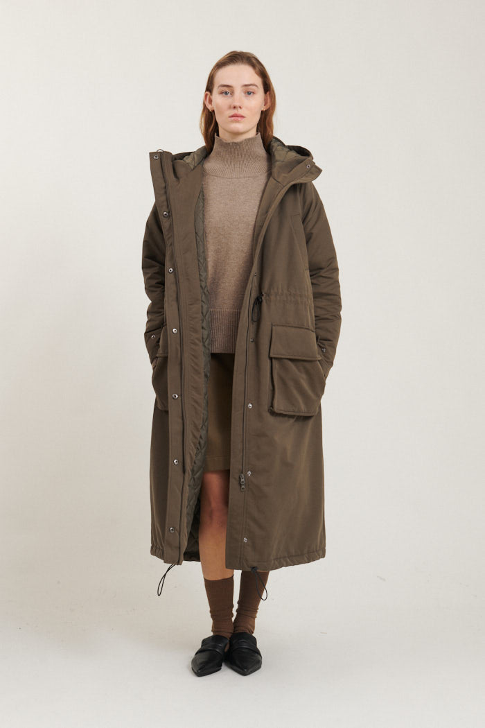 Basic Apparel Ajlin Parka Jackets 126 Tarmac