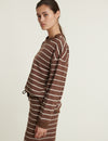 Anneli Oversized LS Sweat - Carafe / Birch