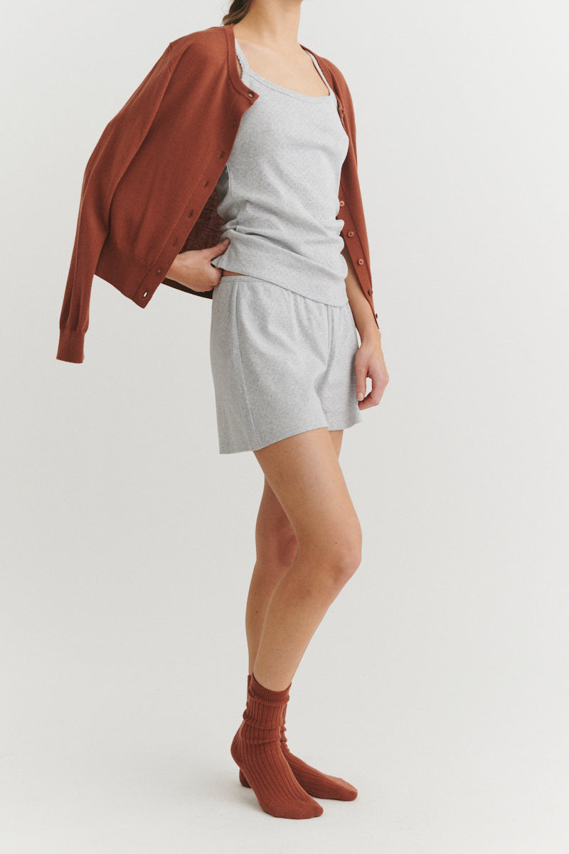 Basic Apparel Arense Shorts Shorts 318 Light Grey Mel.