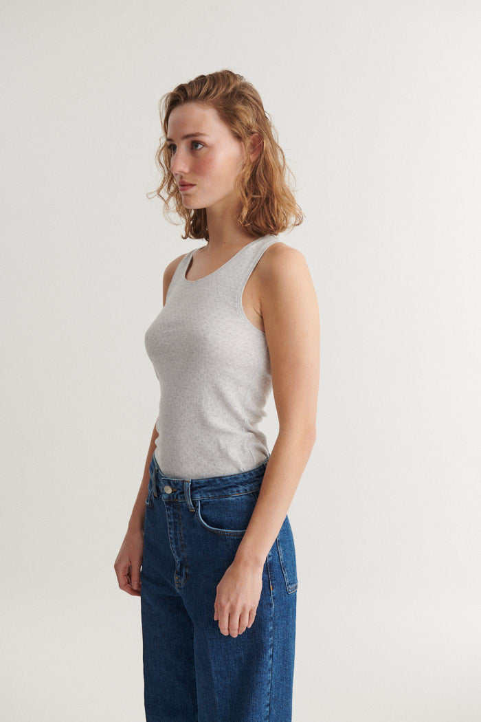 Basic Apparel Arense Tank Tops & tank-tops 318 Light Grey Mel.