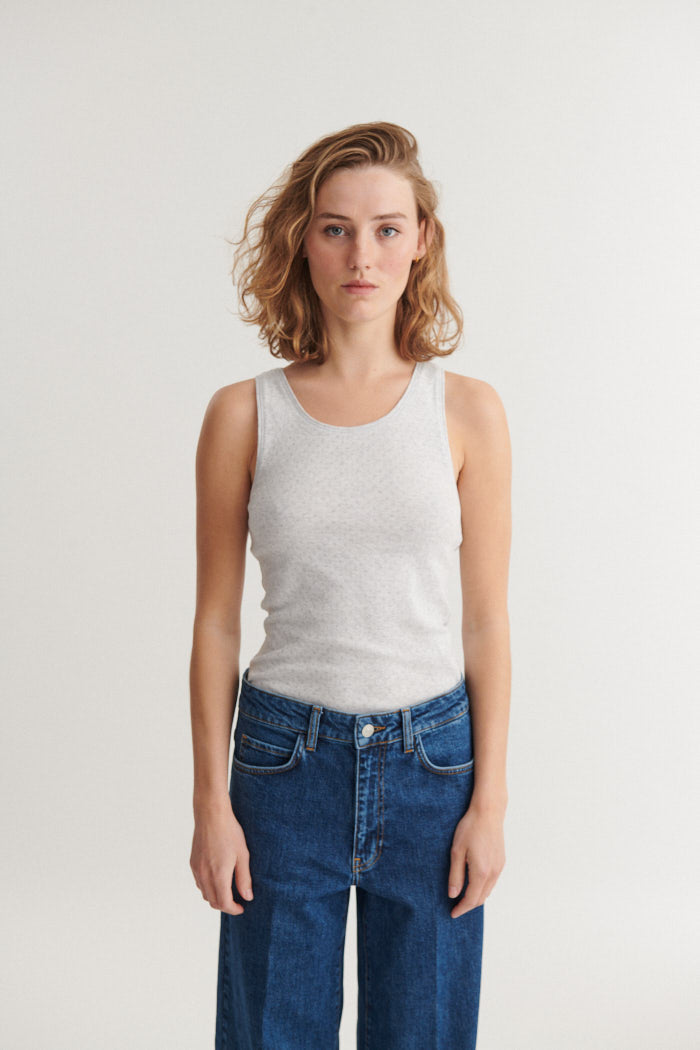 Basic Apparel Arense Tank Tops & tank-tops 318 Light Grey Mel.