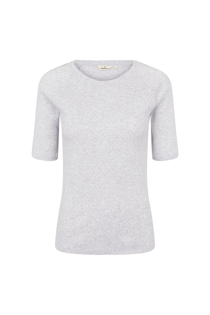 Basic Apparel Arense Tee T-shirts 318 Light Grey Mel.