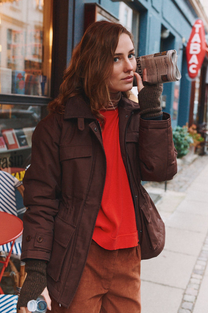 Basic Apparel Asani Jacket Jakker 864 Chicory coffee
