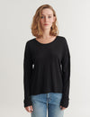 Ashly LS Tee - Black