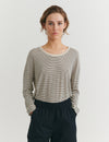 Ashly LS Tee - Birch/Black