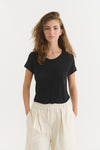 Ashly SS Tee - Black