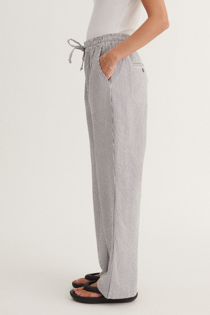 Basic Apparel Asta Pants Pants 690 Bright white / sky captain