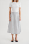 Basic Apparel Asta Short Skirt Nederdele 897 W. white / asphalt