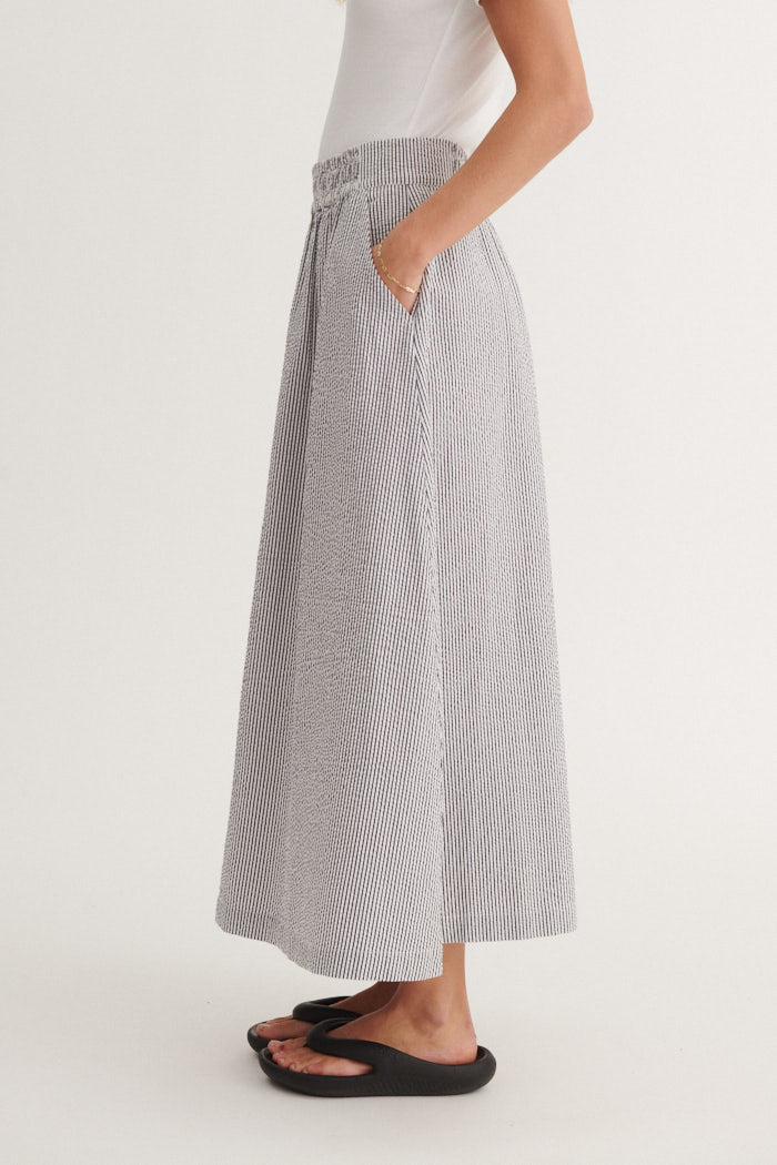 Basic Apparel Asta Skirt Skirts 690 Bright white / sky captain
