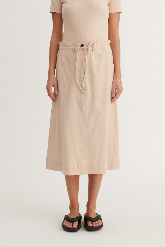 Basic Apparel Beate Skirt Nederdele 777 Smokey Grey