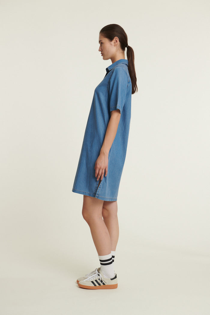 Basic Apparel Bine Polo Dress Dresses 038 Light Blue