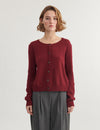 Cady Cardigan - Bordeaux Truffle
