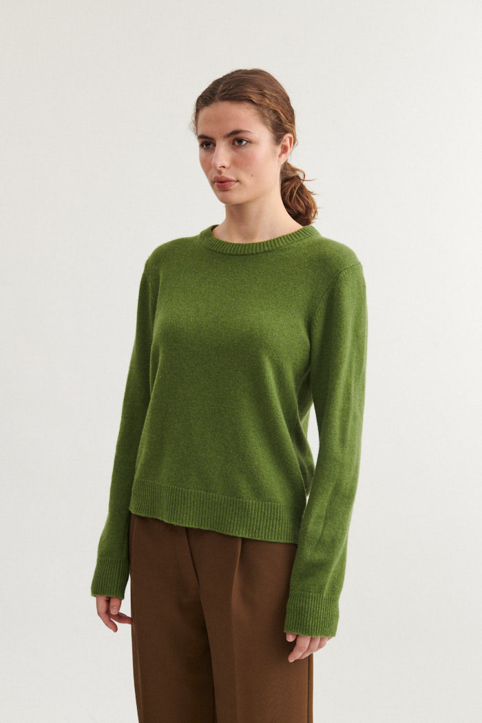Basic Apparel Cady O-Neck Sweaters 789 Mayfly