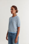 Cashi Granddad Pullover - Dutch canal / birch
