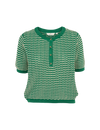 Cashi Granddad Pullover - Abundant green / Birch
