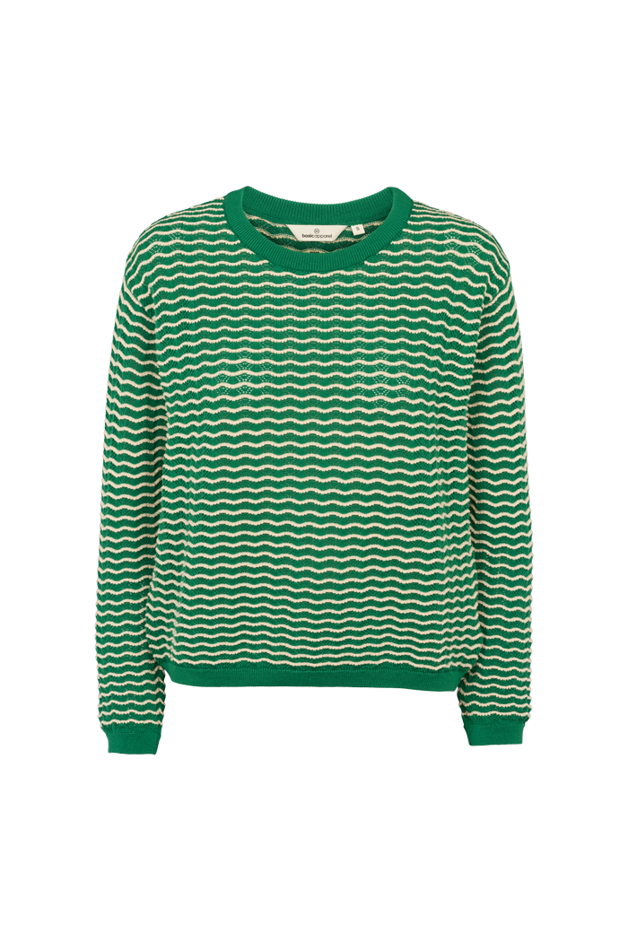 Basic Apparel Cashi Pullover Sweaters 881 Abundant green / Birch