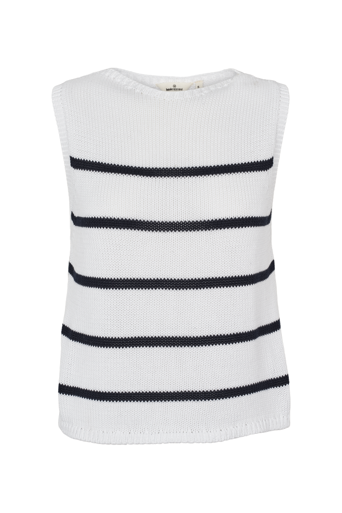 Basic Apparel Cia Vest Vests 708 bright white / navy