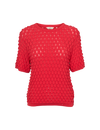 Cilla SS Sweater - Flame scarlet