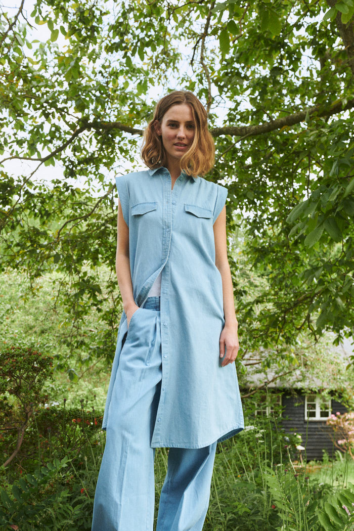 Basic Apparel Cody Dress Dresses 189 Light Wash