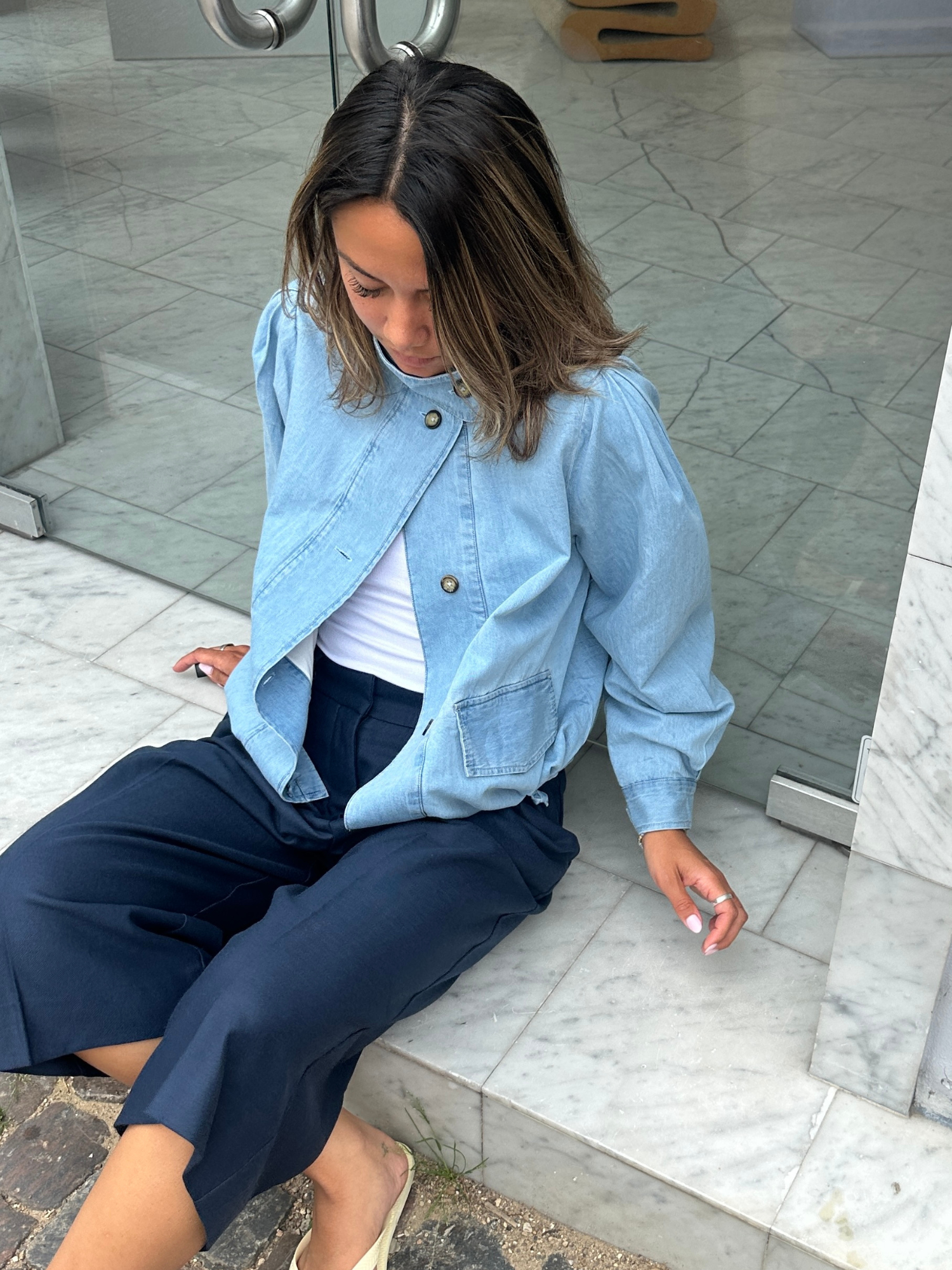 Basic Apparel Cody Jacket Jakker 189 Light Wash