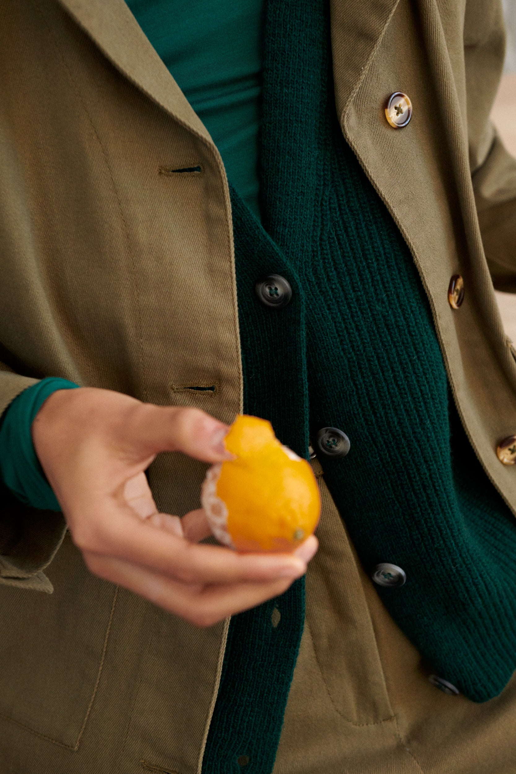 Basic Apparel Creol Jacket Jackets 181 Capers Green