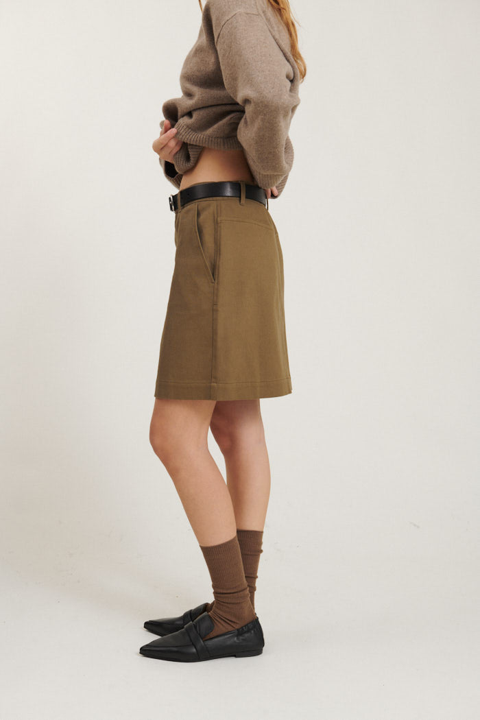 Basic Apparel Creol Skirt Skirts 181 Capers Green