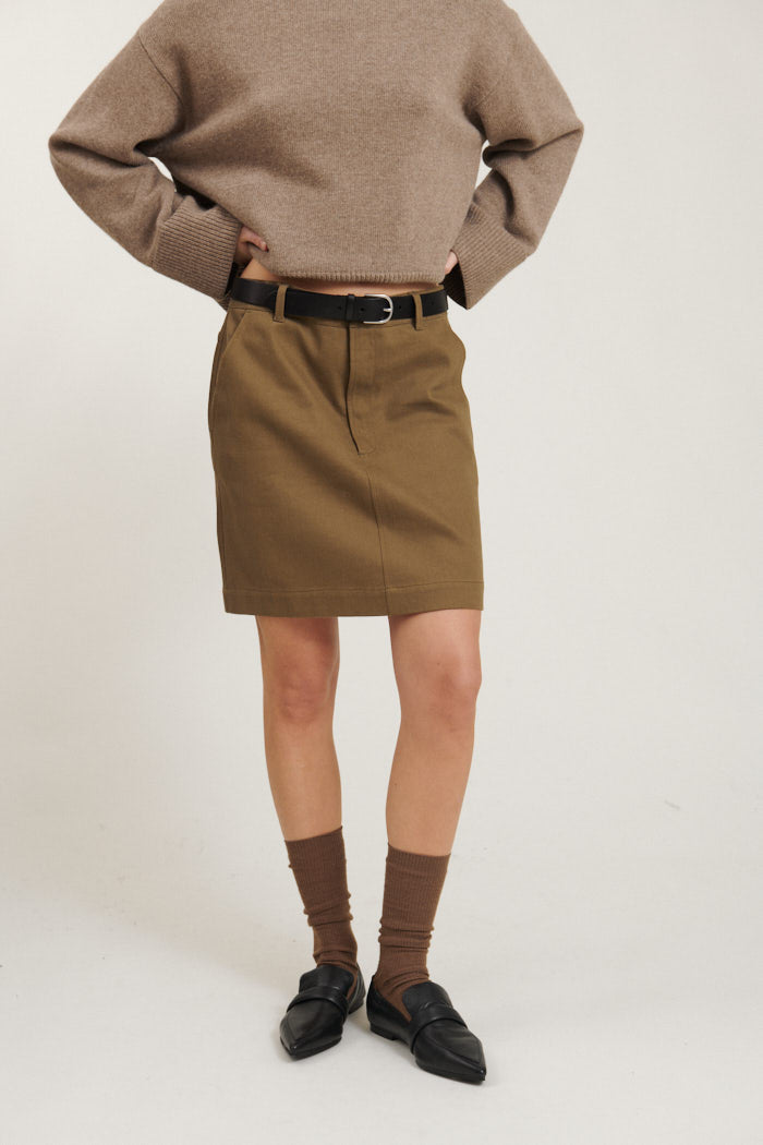 Basic Apparel Creol Skirt Skirts 181 Capers Green