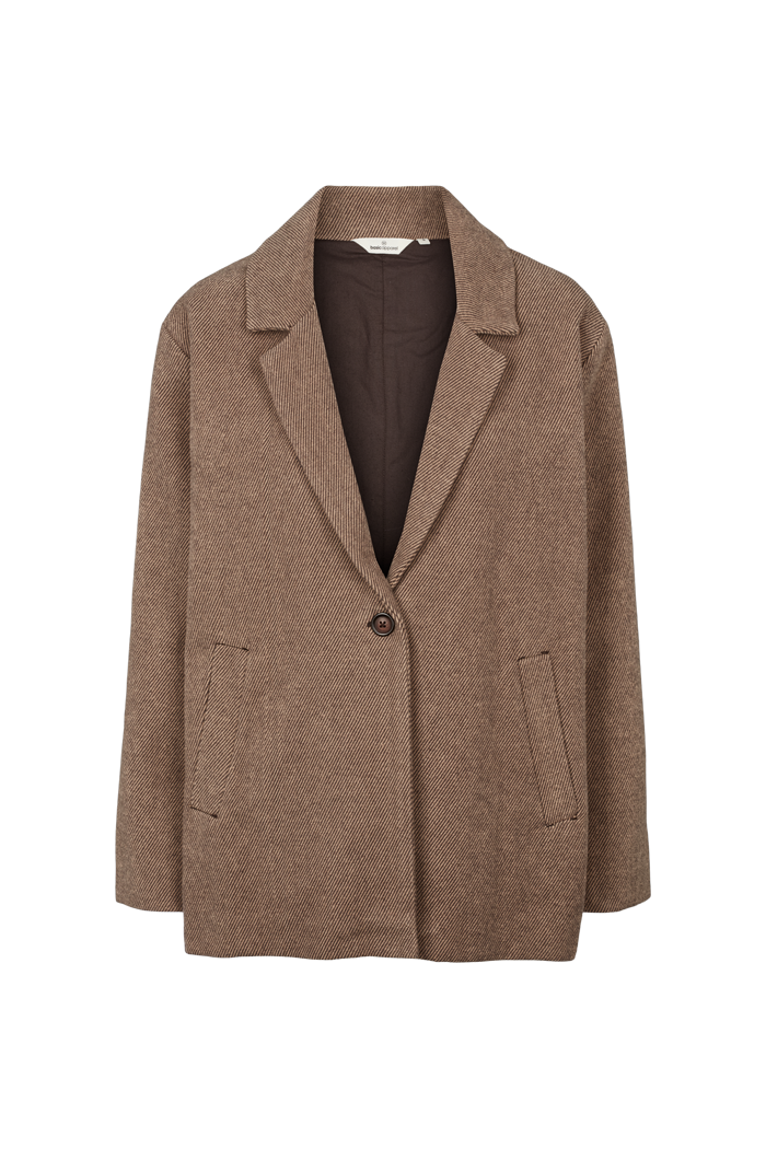 Basic Apparel Dina Blazer Jackets 730 Chocolate torte / 649 pumic st