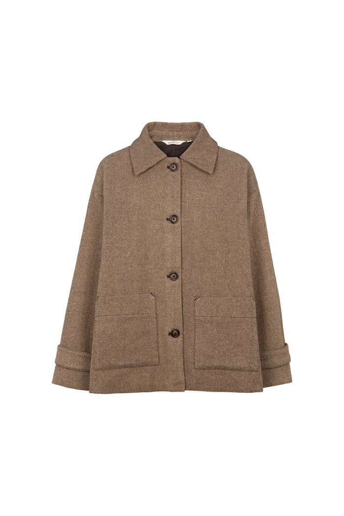 Basic Apparel Dina Jacket Jackets 730 Chocolate torte / 649 pumic st