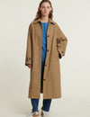 Gise Raglan Coat - Sepia Tint