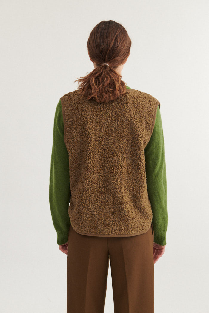 Basic Apparel Ida Vest Vests 181 Capers Green