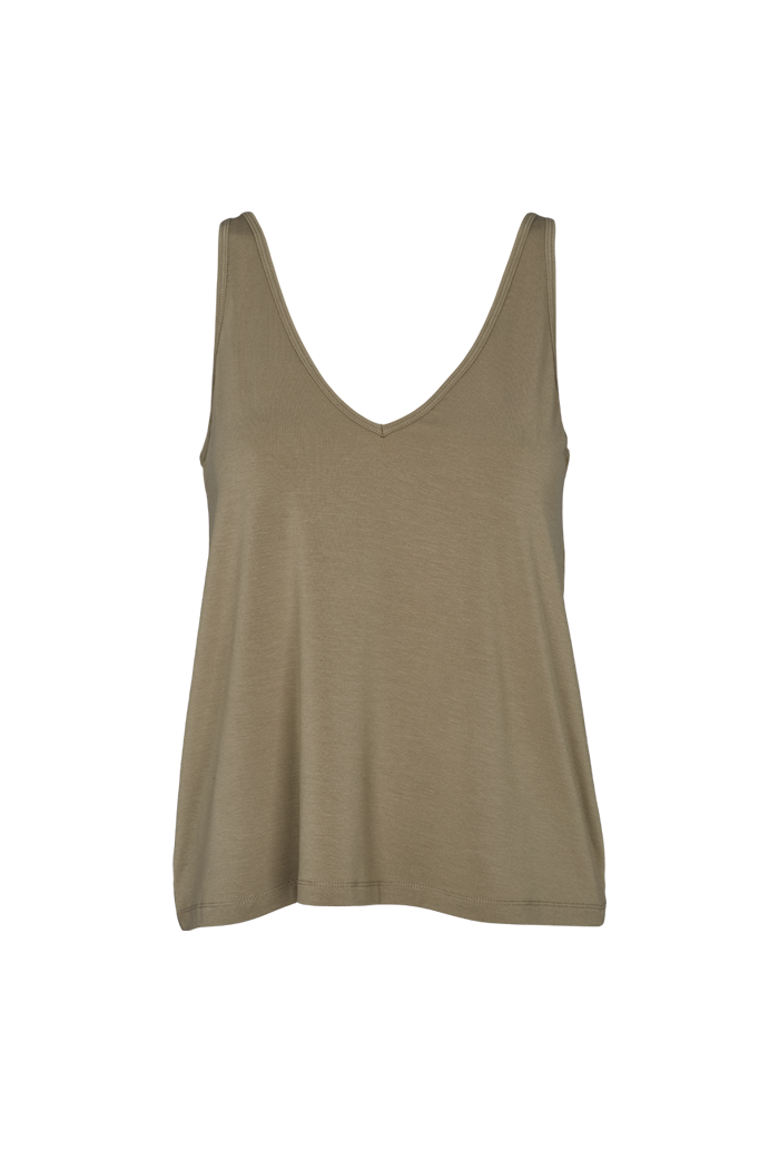 Basic Apparel Jo V Tank Tops & tank-tops 538 Vetiver