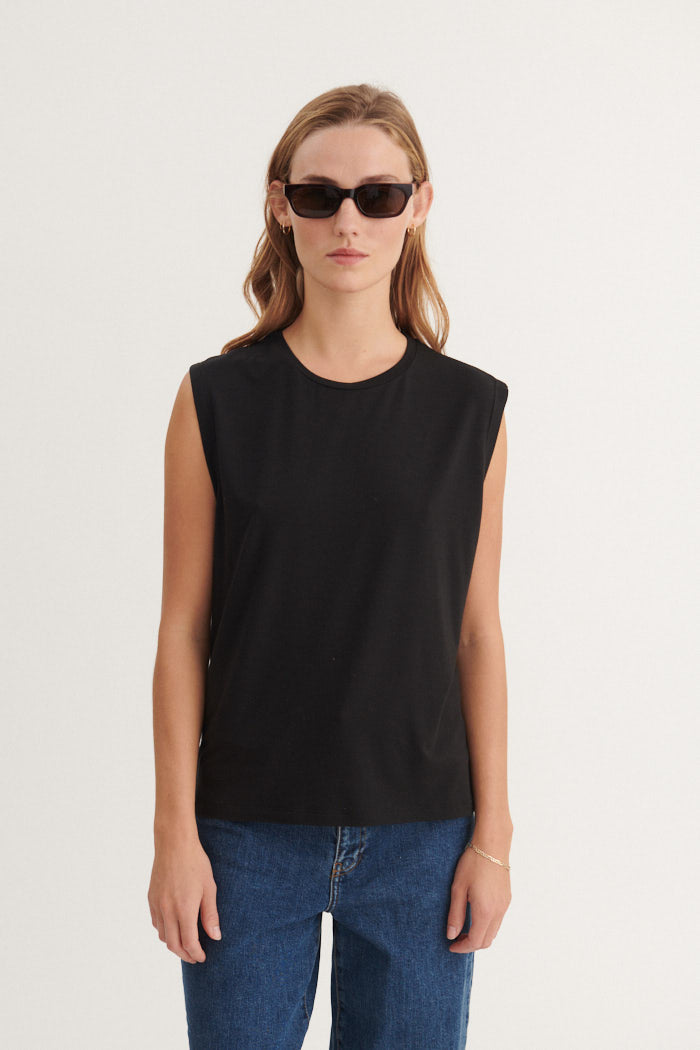 Basic Apparel Jolanda Tank Tops & tank-tops 001 Black