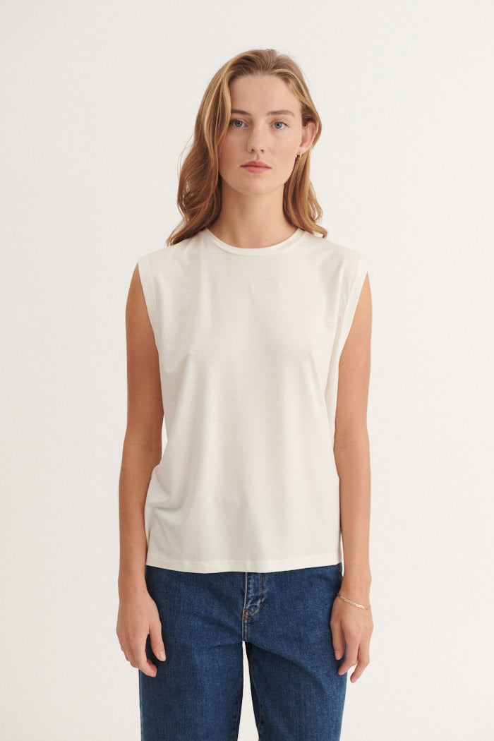 Basic Apparel Jolanda Tank Tops & tank-tops 003 Off White