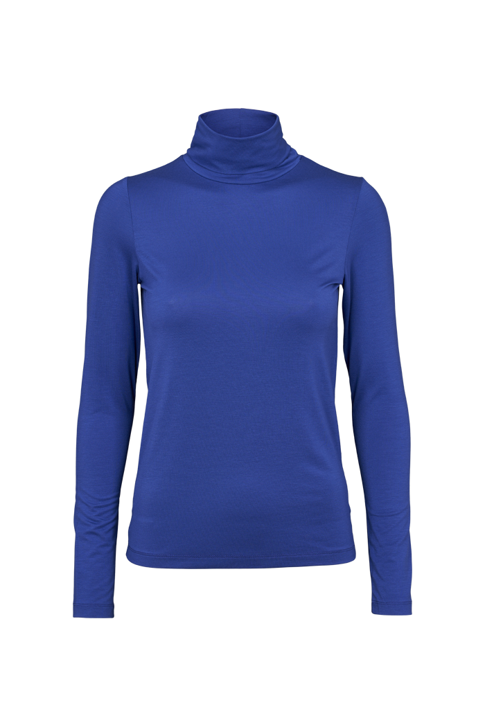 Basic Apparel Joline T-Neck T-shirts 713 Clematis Blue