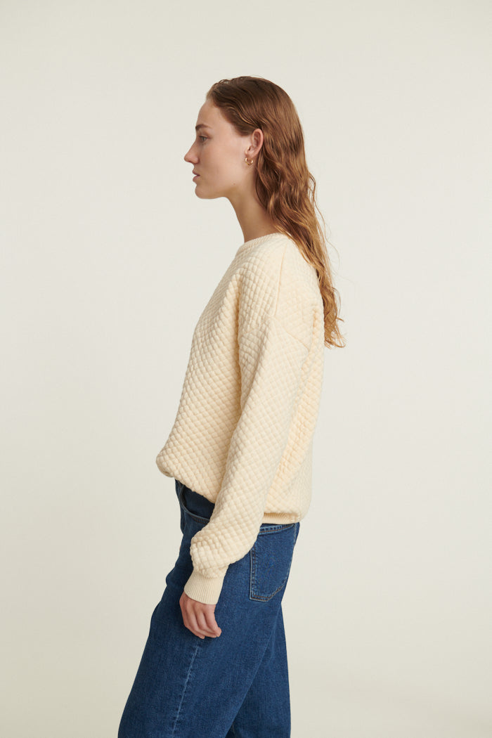 Basic Apparel Lis Sweater Sweaters 330 Whisper White