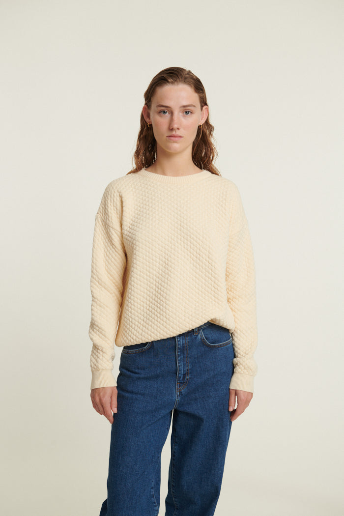 Basic Apparel Lis Sweater Sweaters 330 Whisper White