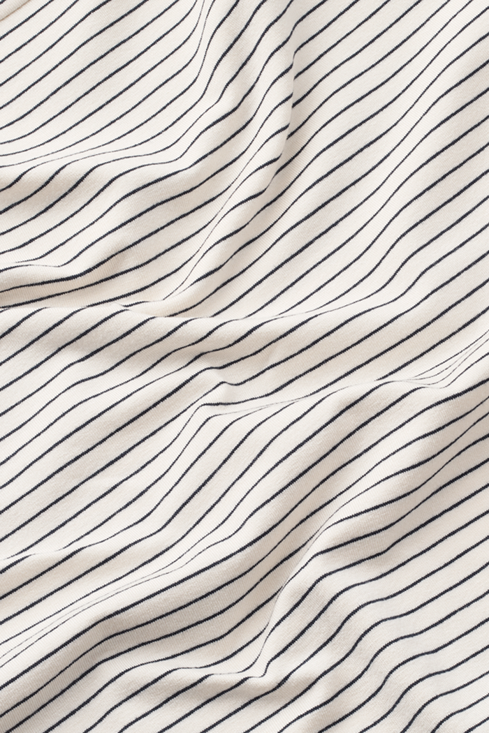 Basic Apparel Liva T-Neck T-shirts 705 whisper white / Sky captain