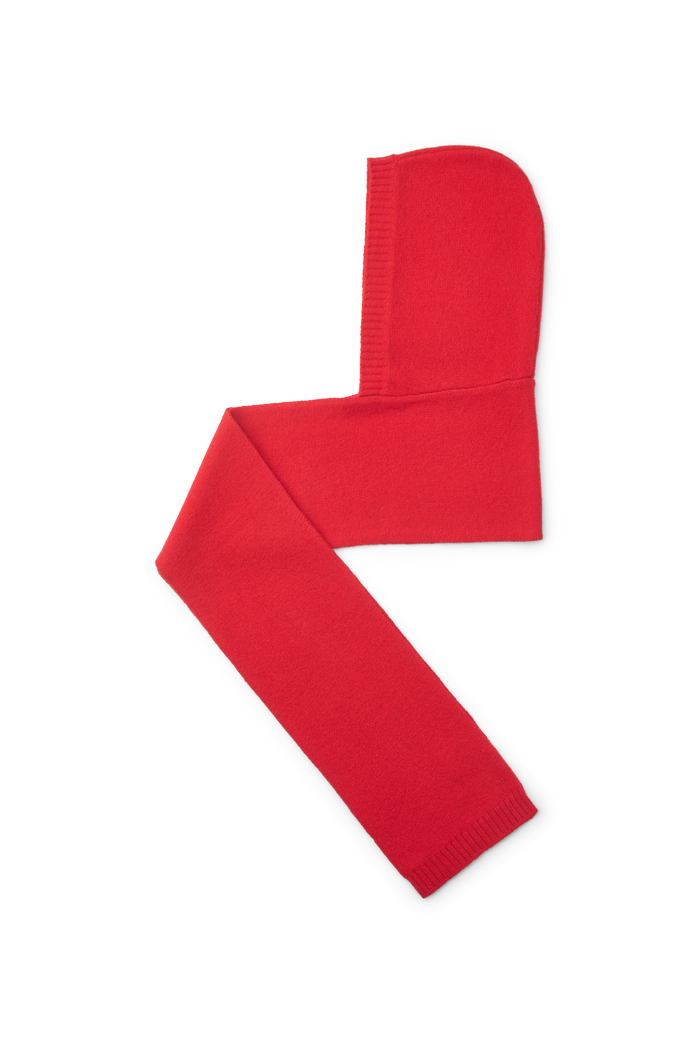 Basic Apparel Liz Scarf Beanie Tilbehør 913 Tomato