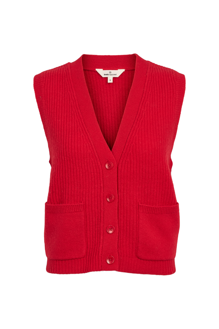 Basic Apparel Liz Vest Veste 913 Tomato