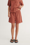 Basic Apparel Lotus Shorts Shorts 780 cedar wood