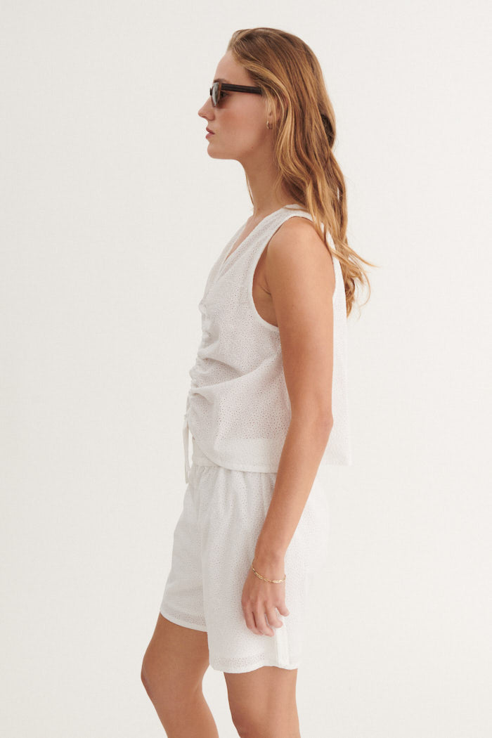 Basic Apparel Lotus Top Tops & tank-tops 423 Bright White