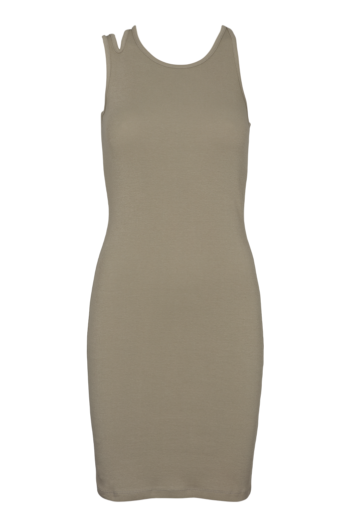 Basic Apparel Ludmilla Asymmetric Dress Dresses 538 Vetiver