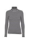 Ludmilla High-neck - whisper white/dark gray mel./black