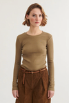 Ludmilla LS Tee - Capers Green